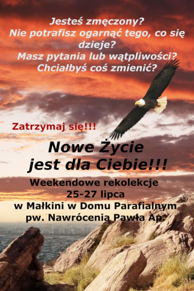 Kurs Nowe Życie - 25-27 lipca 2025